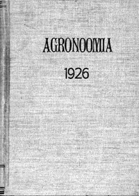 Agronoomia 1926