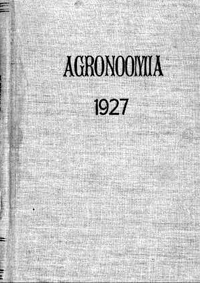 Agronoomia 1927